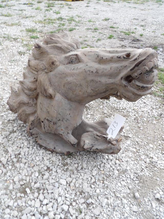 Driftwood Carved Horse