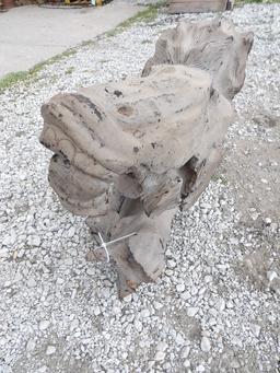 Driftwood Carved Horse