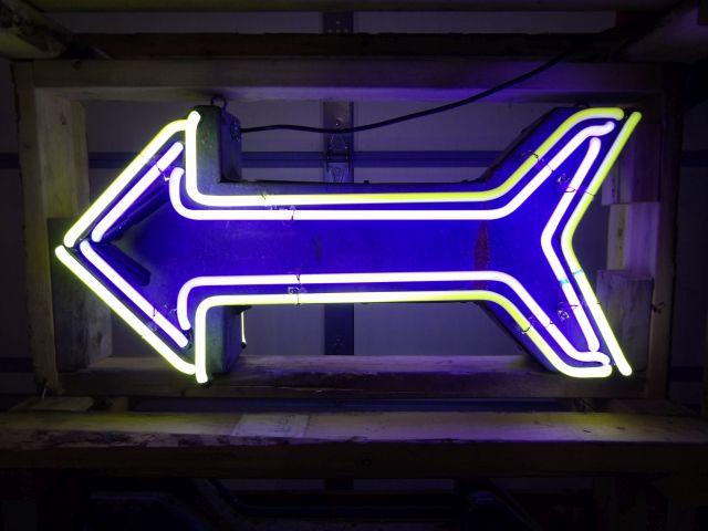 Arrow Neon Sign