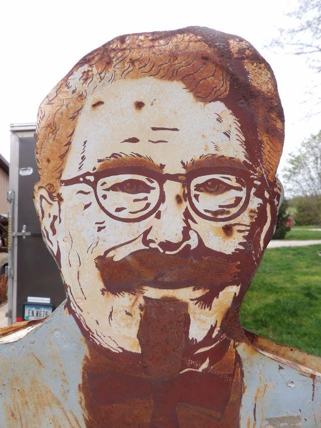 Colonel Sanders Weathervane Sign