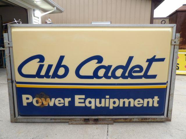 Cub Cadet Power Equipment Lighted Sign