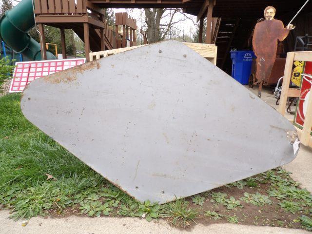 1954 Farm Good Year Tires Diamond-Shaped Enamel Sign