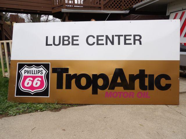 Phillips 66 TropArctic Lube Center Sign