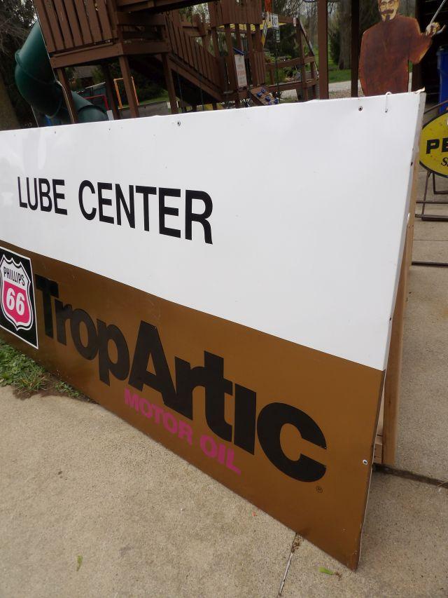 Phillips 66 TropArctic Lube Center Sign