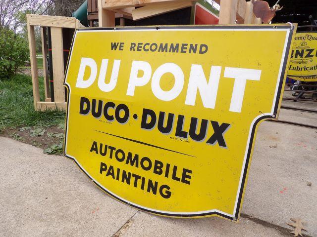 Du Pont Duco-Dulux Automobile Painting Sign