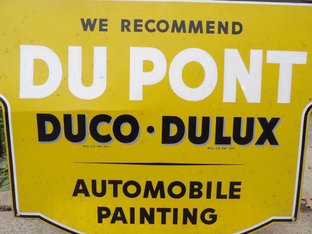 Du Pont Duco-Dulux Automobile Painting Sign