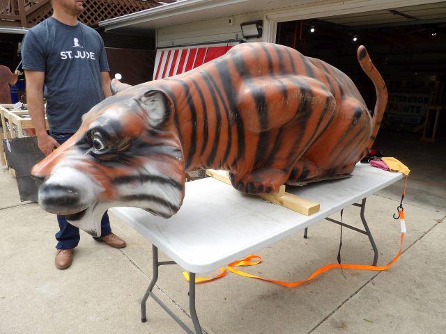 Esso Gas Station Fiberglass Tiger