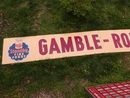 Gamble-Robinson Porc. Store Sign