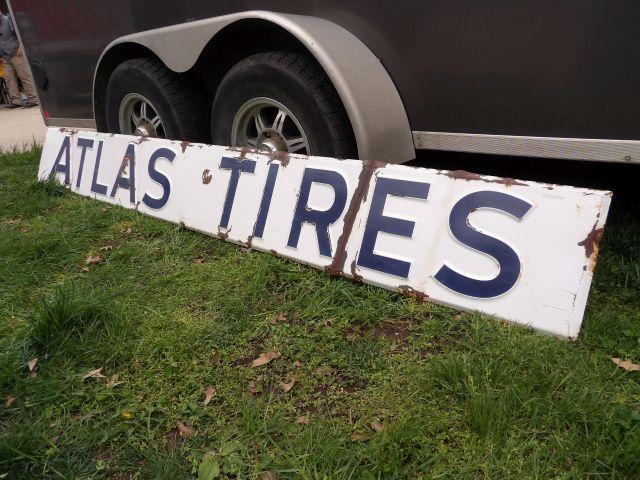 Atlas Tires Porc. Sign