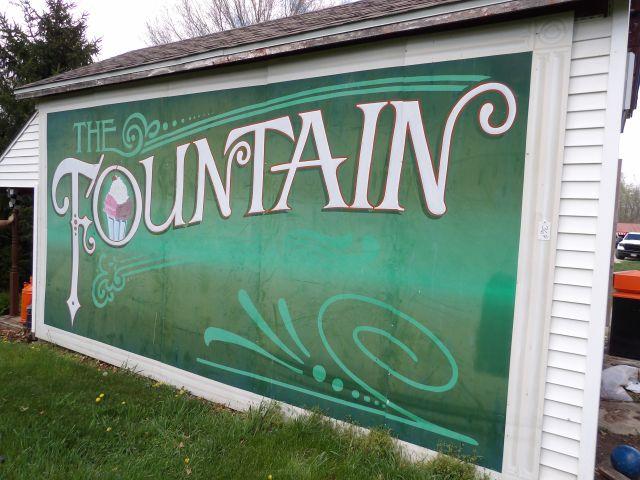 Soad Fountain Painted Sign