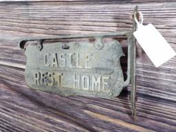 Castle Rest Home Sign