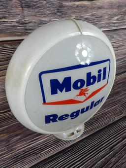 Mobil Regular Gas Pump Globe