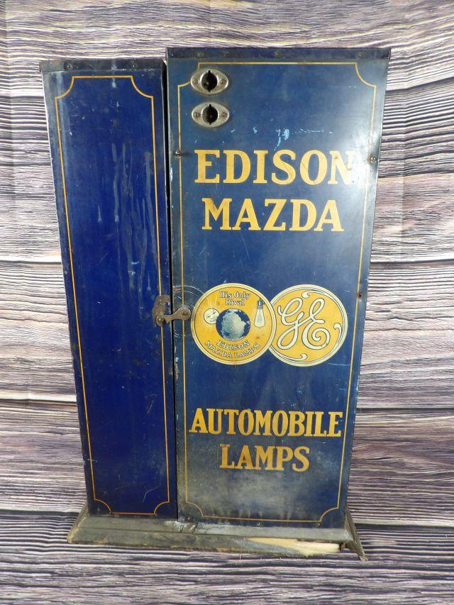 Edison Mazda Automobile Lamp Cabinet