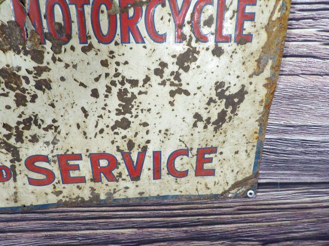 Triumph Motorcycle Sales and Service Sign