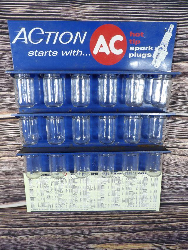 AC Spark Plug Jar Rack