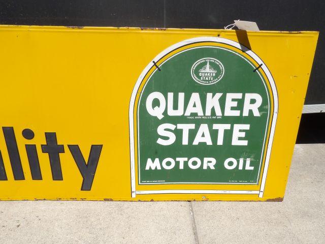 Quaker State Motor Oil SIgn