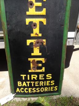 Gillette Tires Vertical Sign