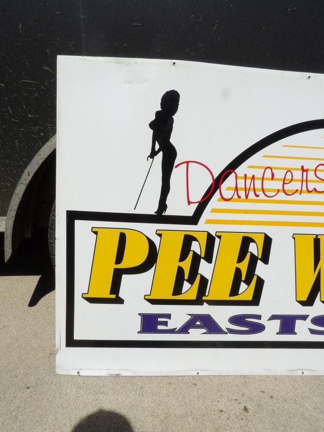 Pee Wee's East Side Strip Club Sign