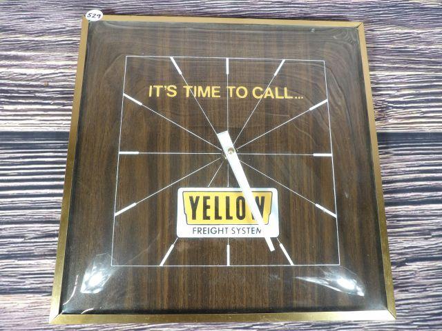 Yellow Freight System Wall Clock