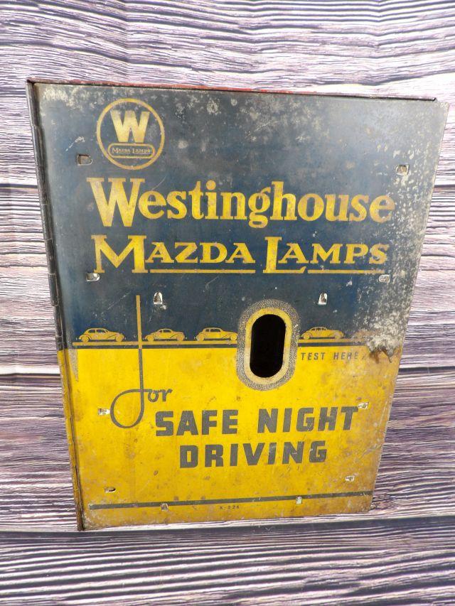 Westinghouse Mazda Lamps Service Station Cabinet