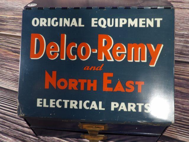 Delco-Remy & North East Electrical Parts Cabinet
