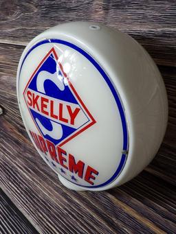 Skelly Supreme Gas Pump Globe-1 lens