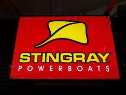 Stingray Power Boats Lighted Dealership Sign