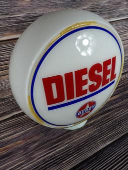 Diesel Derby Gas Pump Globe