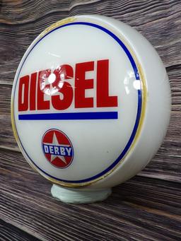 Diesel Derby Gas Pump Globe