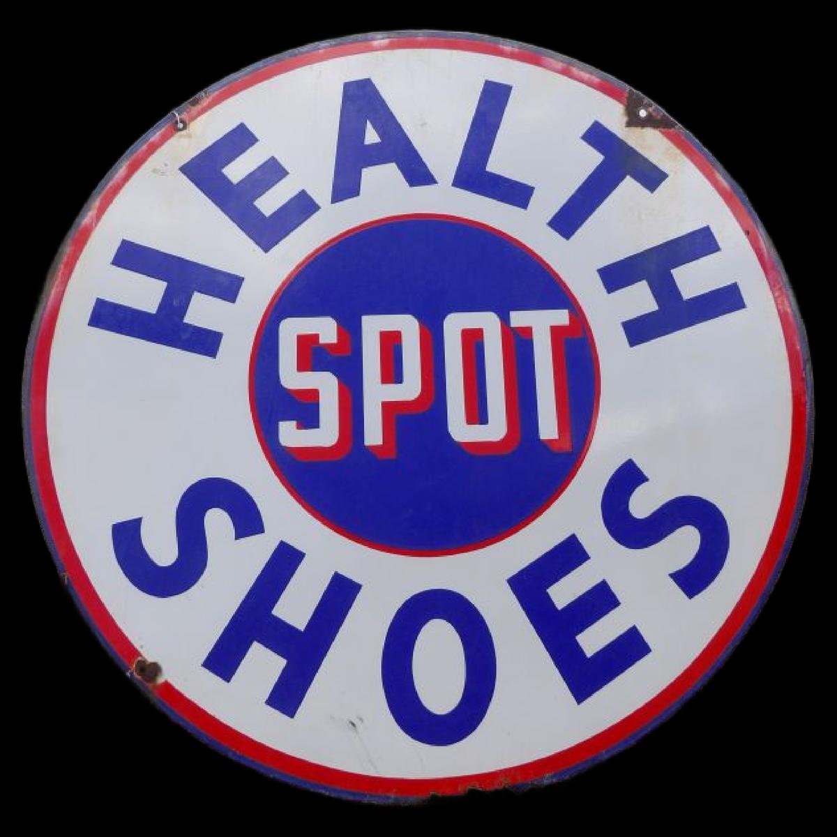 Health Spot Shoes Porc. Sign