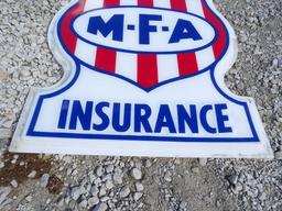 MFA Insurance Shield Sign