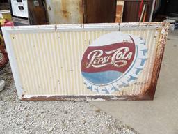 1950s Pepsi Cola Soda Patina Sign