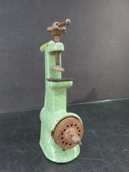 Splattered Enamel Meat Grinder