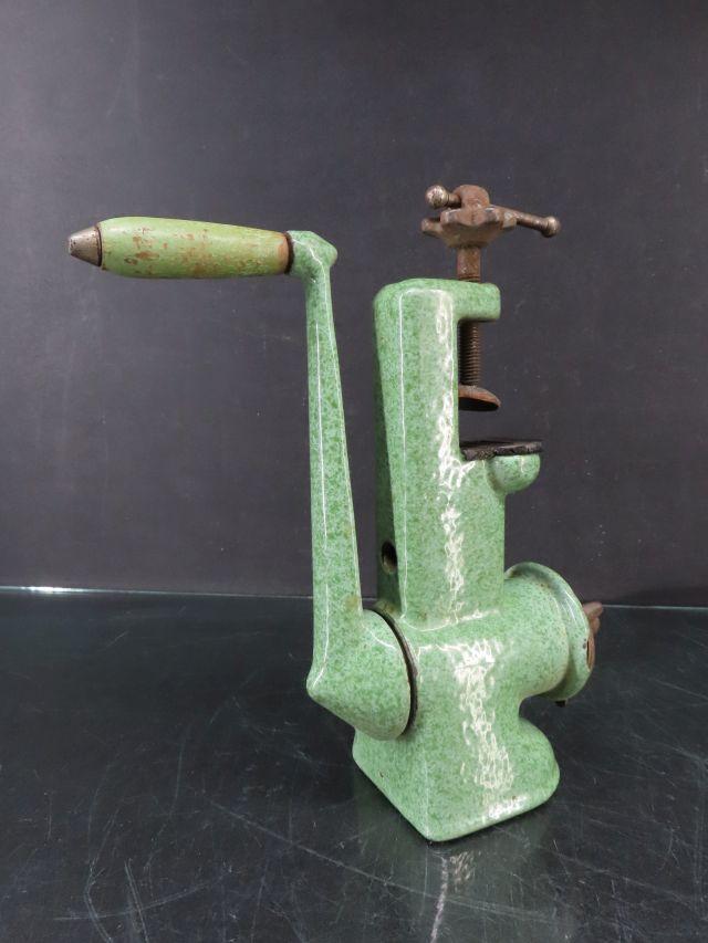 Splattered Enamel Meat Grinder