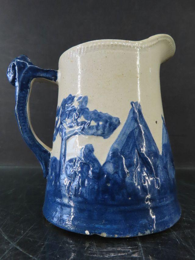 5.25" Stoneware Sleepy Eye Pitcher