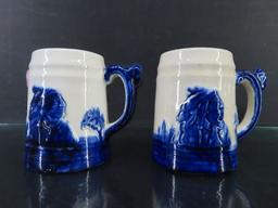 Lot of (2) Western Stoneware Co. Sleepy Eye Mugs