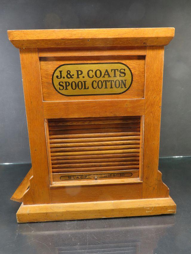 J.&P. Coats General Store Spool Cabinet