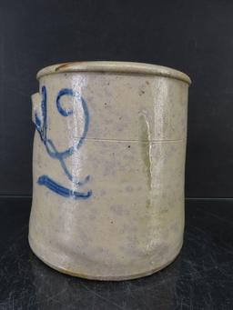 Early Salt Glaze 2 gal Crock