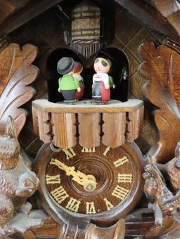 Black Forrest Hand Carved Cuckoo Clock