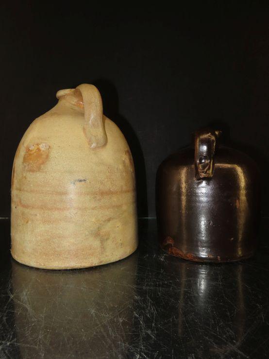 Lot of (2) Early Stoneware Jugs