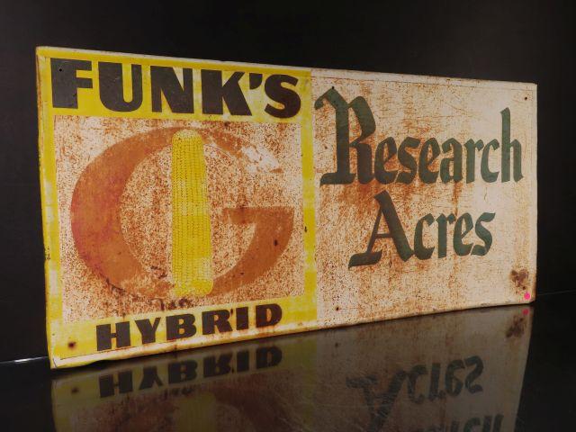 Funk's Research Farm Sign