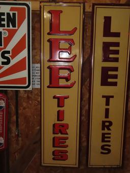 Phillips 66 - Lee Tires Vertical Sign