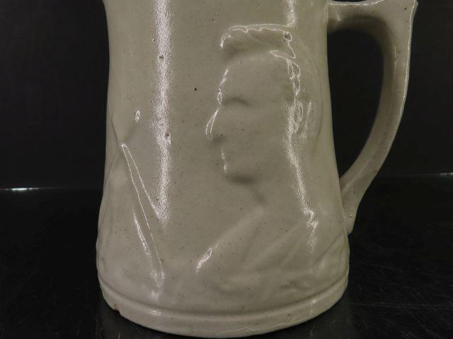 Stoneware Abraham Lincoln Pitcher