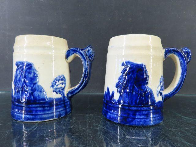 Lot of (2) Western Stoneware Co. Sleepy Eye Mugs