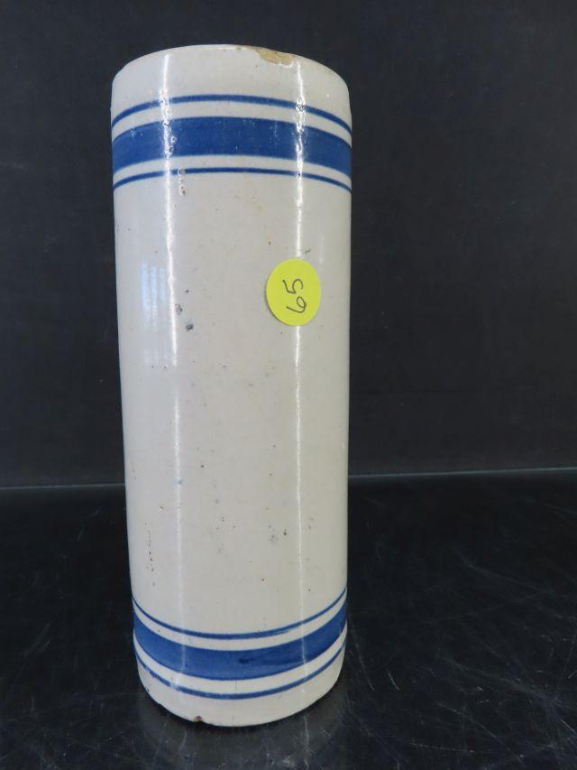 Zeigler, IL Adv. Rolling Stoneware Rolling Pin