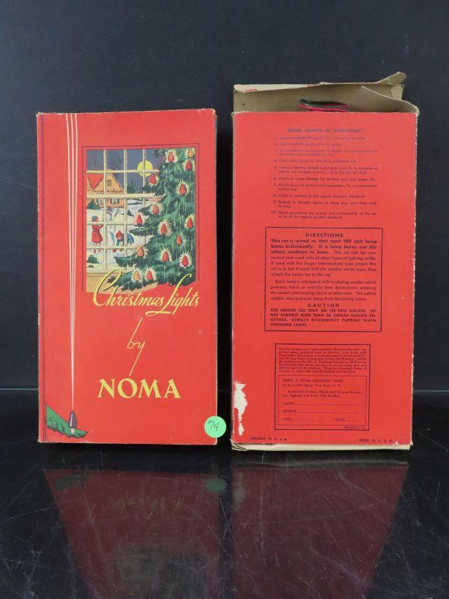 Lot of (2) Noma Vintage Christmas Lights