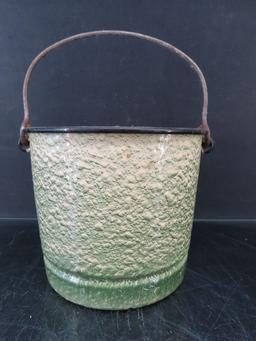 Textured Enamelware Strainer