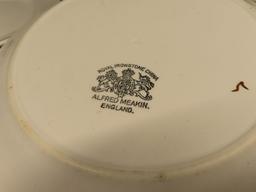 Lot of Ironstone Tea Leaf China - Plates