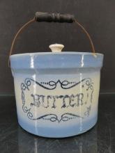 B&W Pottery Baled Butter Crock