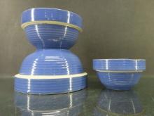 Lot of (3) Matching Pottery Bowls